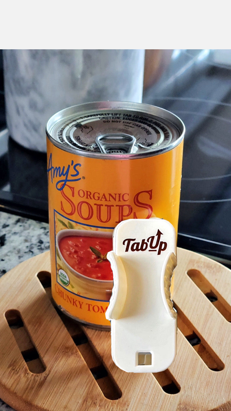 TabUp - Tab Opener and Lid Removal Accessory for Canned Beverage & Food Products