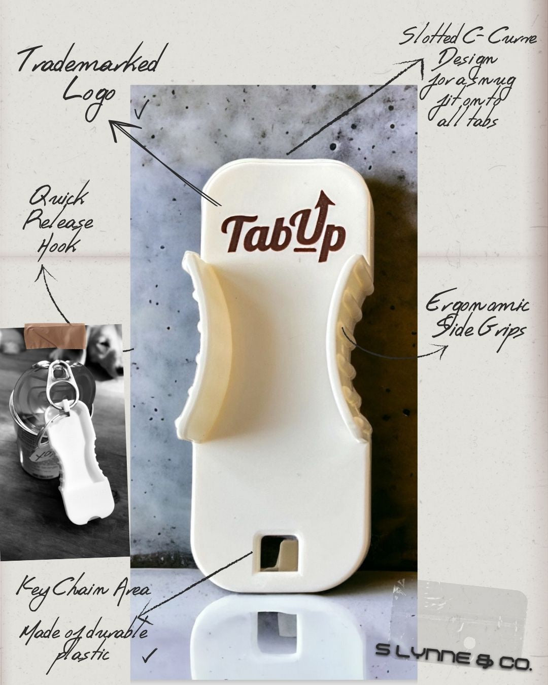 TabUp® ~ Tab Opener & Lid Removal for Canned Beverages & Food Products