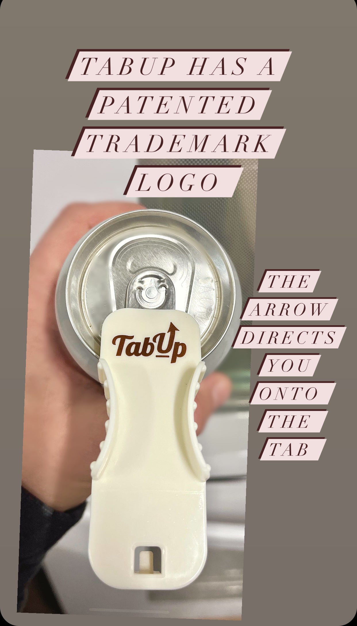 TabUp® ~ Tab Opener & Lid Removal for Canned Beverages & Food Products